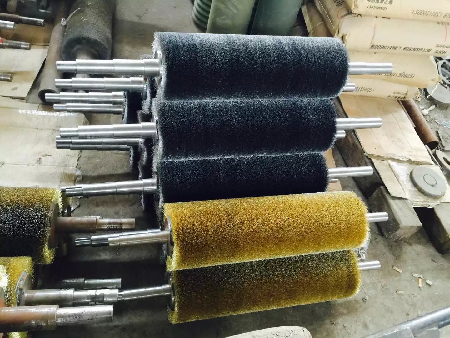 定制金屬絲毛刷輥 定制金屬絲毛刷輥